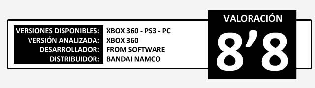 Valoracion Dark Souls II