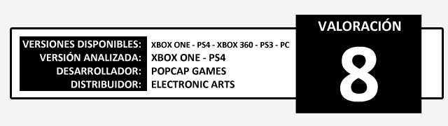 Valoracion PLants vs Zombies GW PS