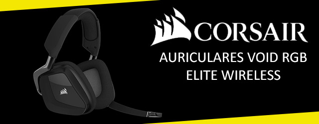 Auriculares Corsair Void Elite RGB, micrófono, USB - Periféricos