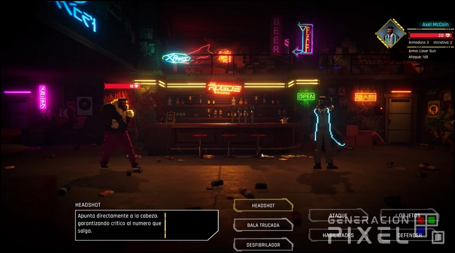 Análisis de Neon Blood