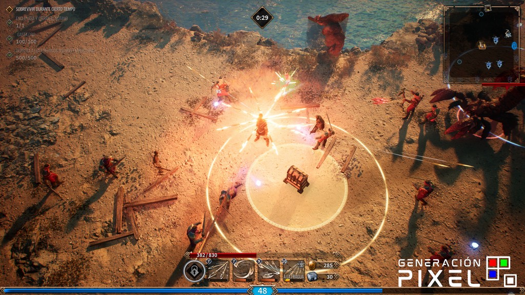 Avance de Achilles Survivor