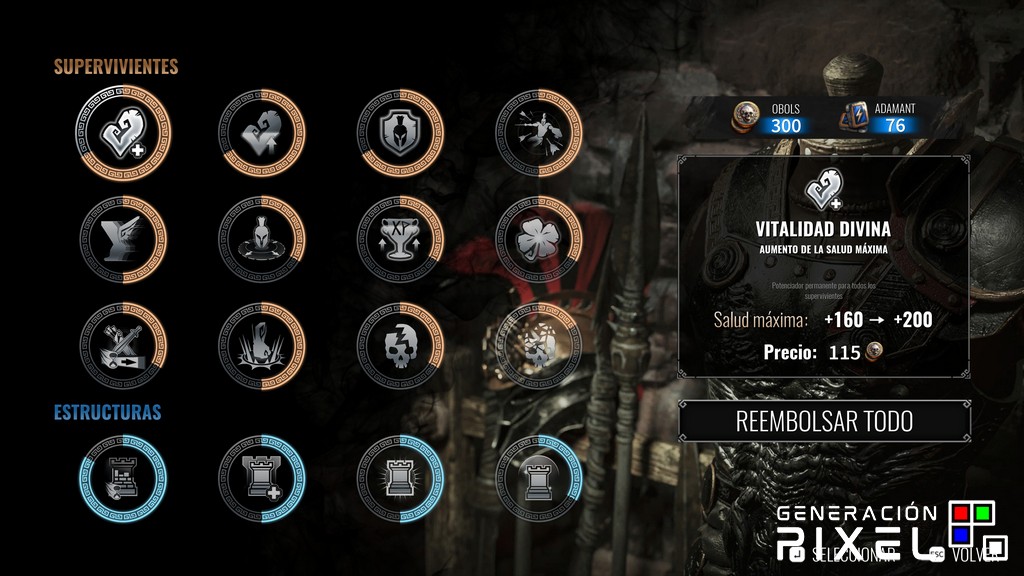Avance de Achilles Survivor