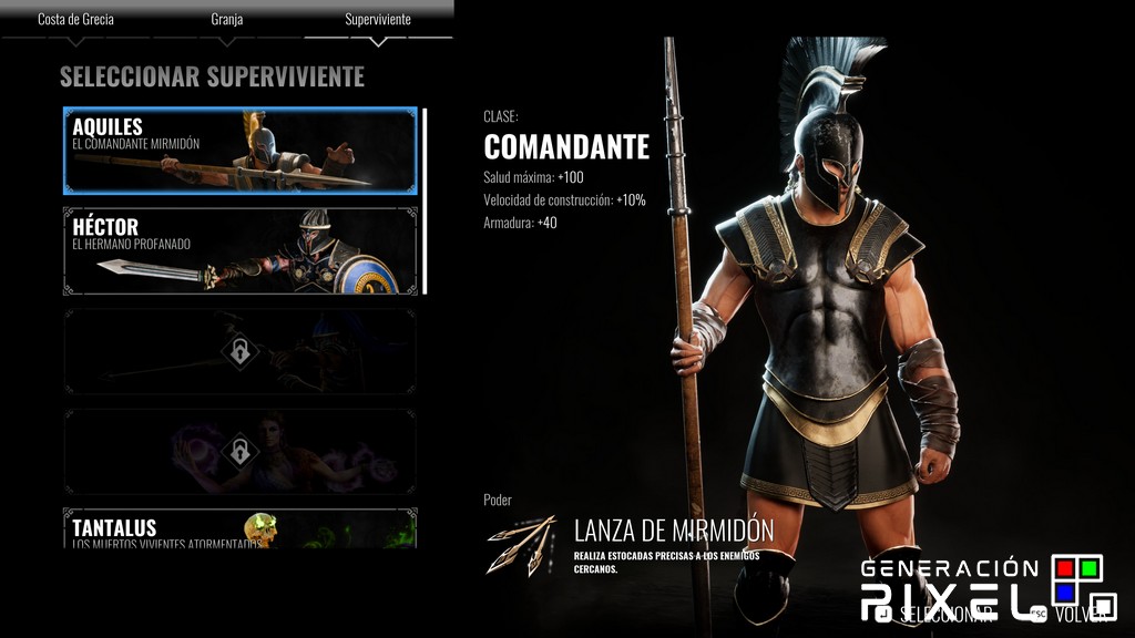 Avance de Achilles Survivor