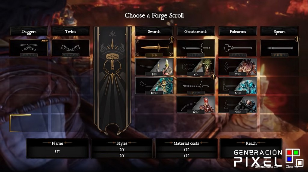 Análisis de Blades of Fire