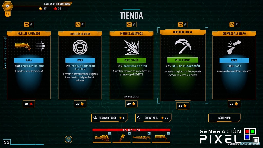 Análisis de Deep Rock Galactic Survivor