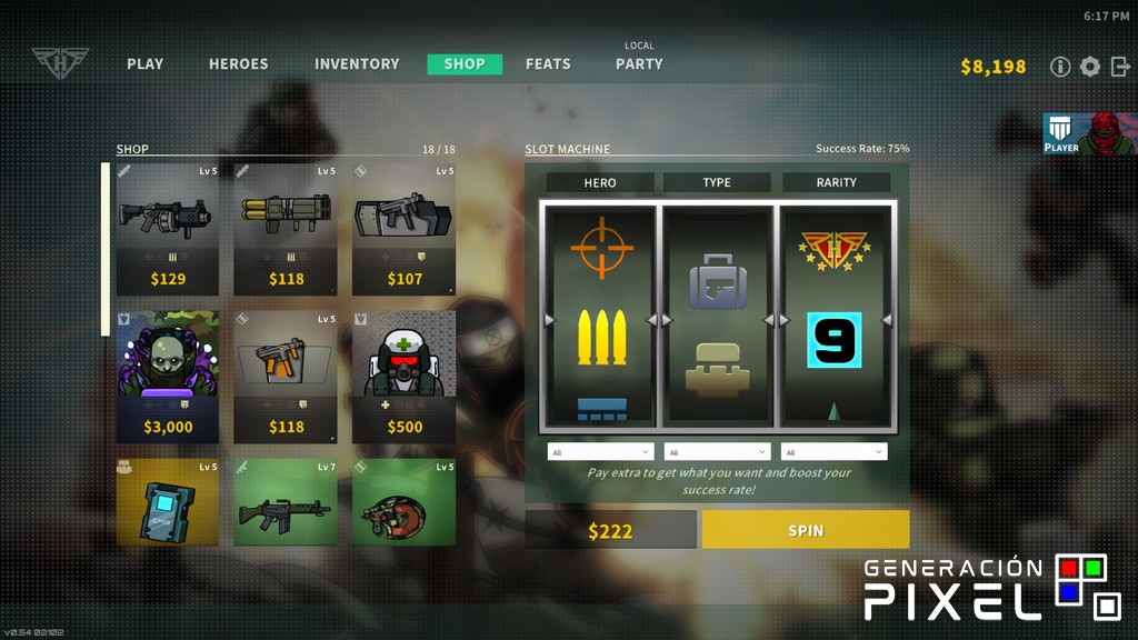 Análisis de Strike Force Heroes