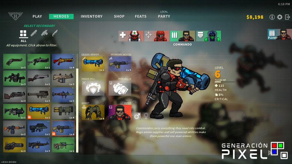 Análisis de Strike Force Heroes