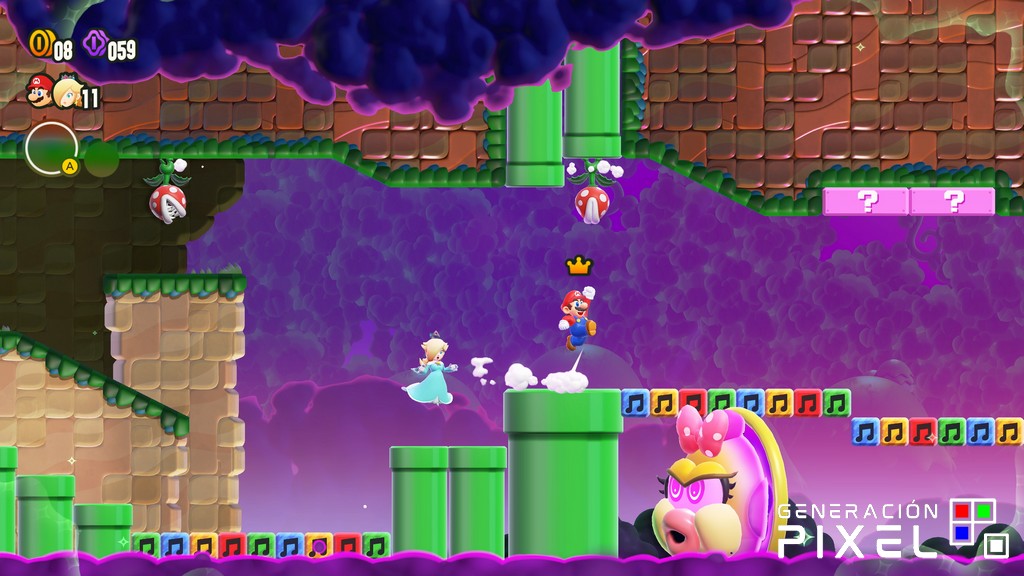 Análisis de Super Mario Bros. Wonder + Encuentro en el Parque Belabel