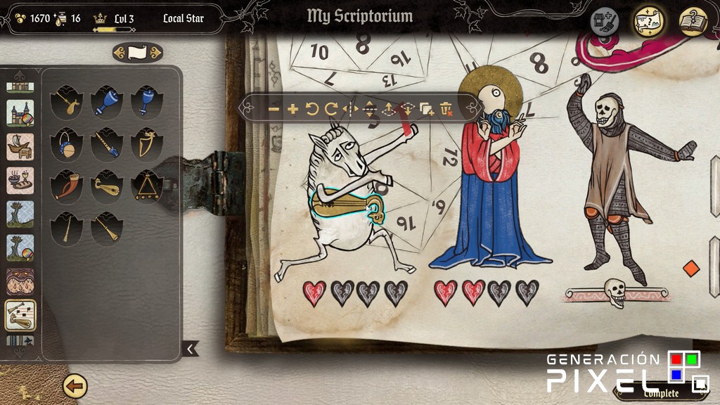 Análisis de Scriptorium: Master of Manuscripts