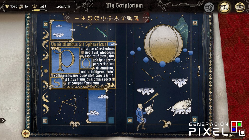 Análisis de Scriptorium: Master of Manuscripts