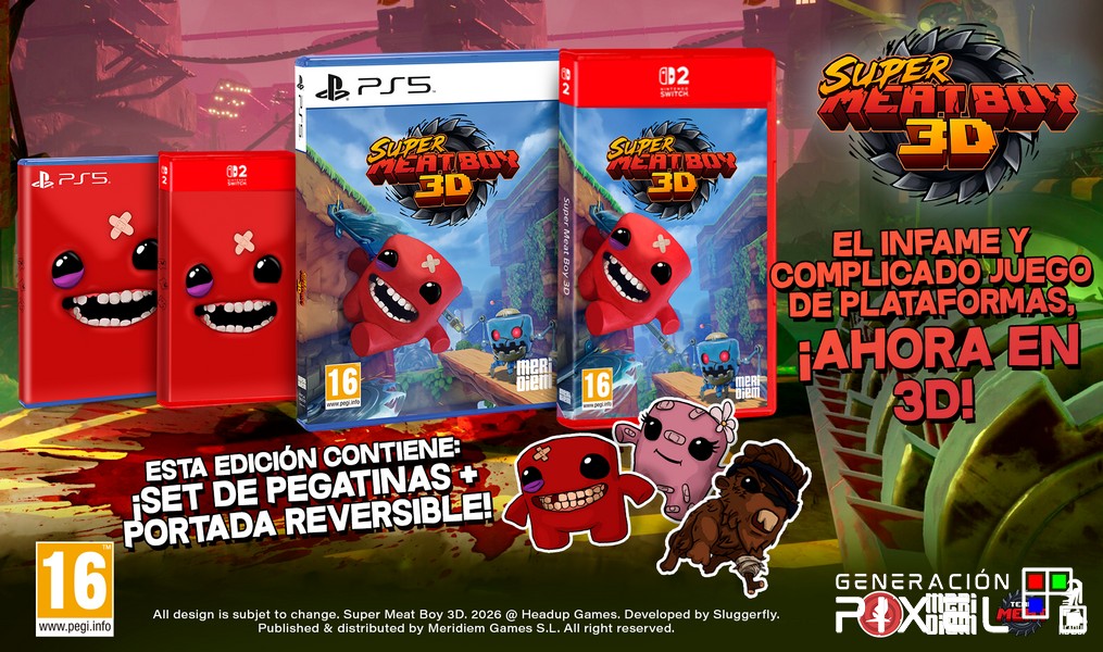 Análisis de Super Meat Boy 3D