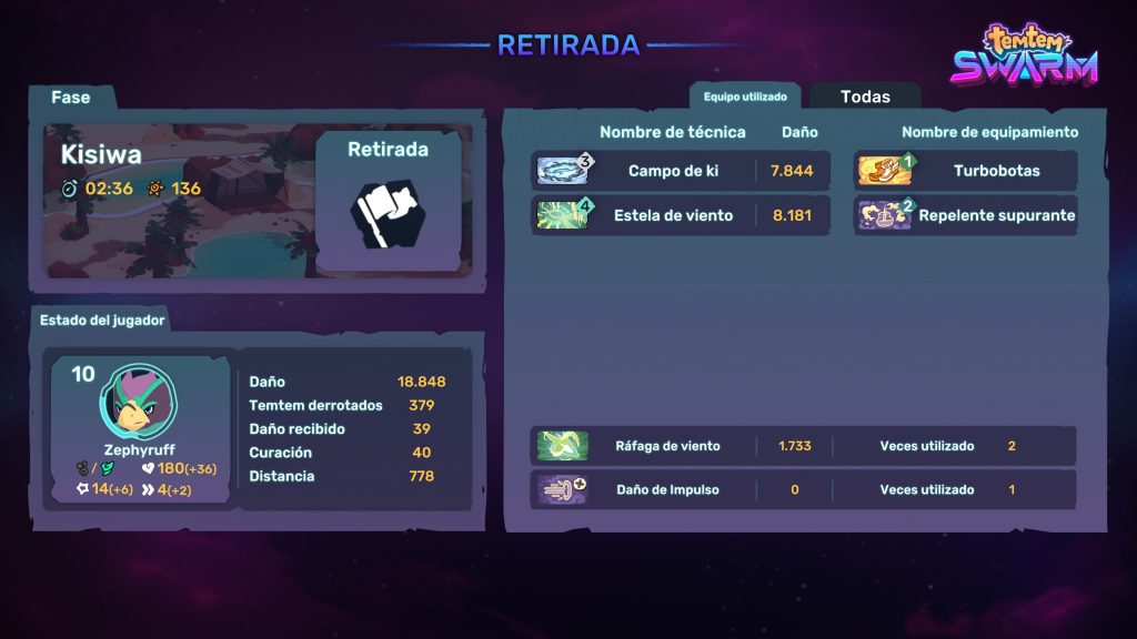 Análisis de Temtem: Swarm